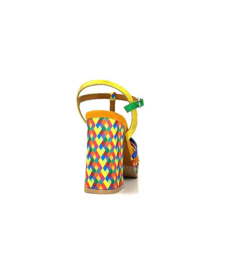 Audley 22240Cuir Multicolore*Femme Sandales