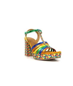 Audley 22240Cuir Multicolore*Femme Sandales