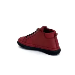 Ivoire0401a Baskets Ivoire 500-358 Cuir Bordeaux*Femme Baskets
