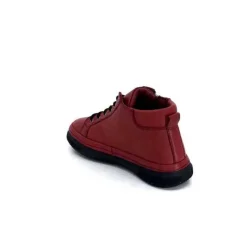 Ivoire0401a Baskets Ivoire 500-358 Cuir Bordeaux*Femme Baskets