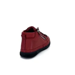 Ivoire0401a Baskets Ivoire 500-358 Cuir Bordeaux*Femme Baskets