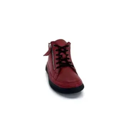 Ivoire0401a Baskets Ivoire 500-358 Cuir Bordeaux*Femme Baskets