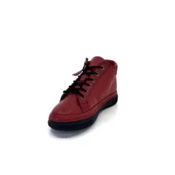 Ivoire0401a Baskets Ivoire 500-358 Cuir Bordeaux*Femme Baskets