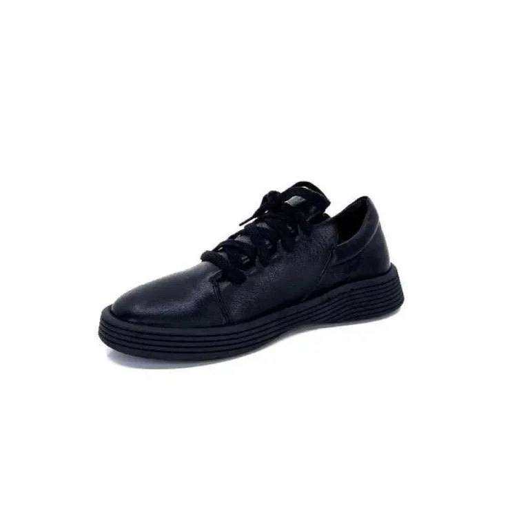 Ivoire0401a Baskets Ivoire 500-952 Cuir Noir*Femme Baskets