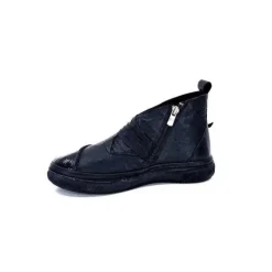 Ivoire0401a Baskets Ivoire 500-350 Cuir Noir*Femme Baskets
