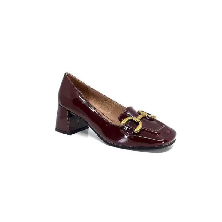 bibi lou 573 Cuir Vernis Bordeaux*Femme Escarpins