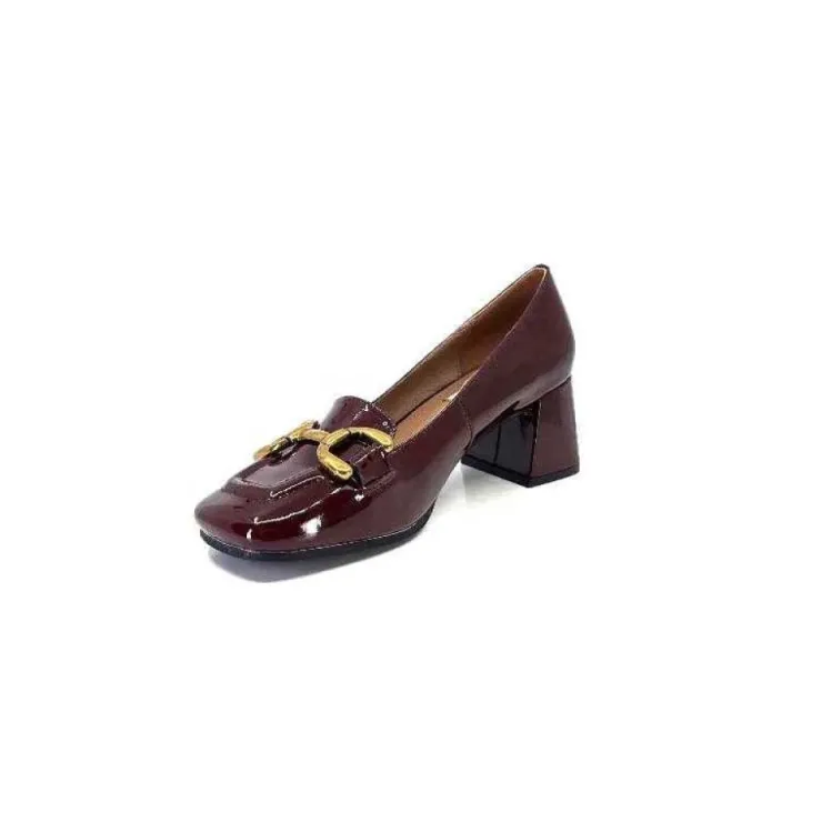 bibi lou 573 Cuir Vernis Bordeaux*Femme Escarpins
