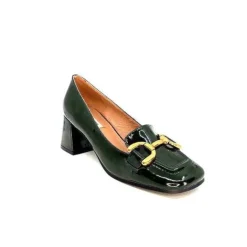 bibi lou 573 Cuir Vernis Vert*Femme Escarpins