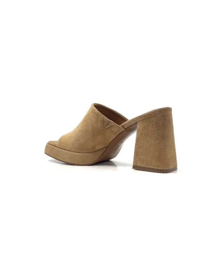 bibi lou 621 Daim Camel*Femme Mules