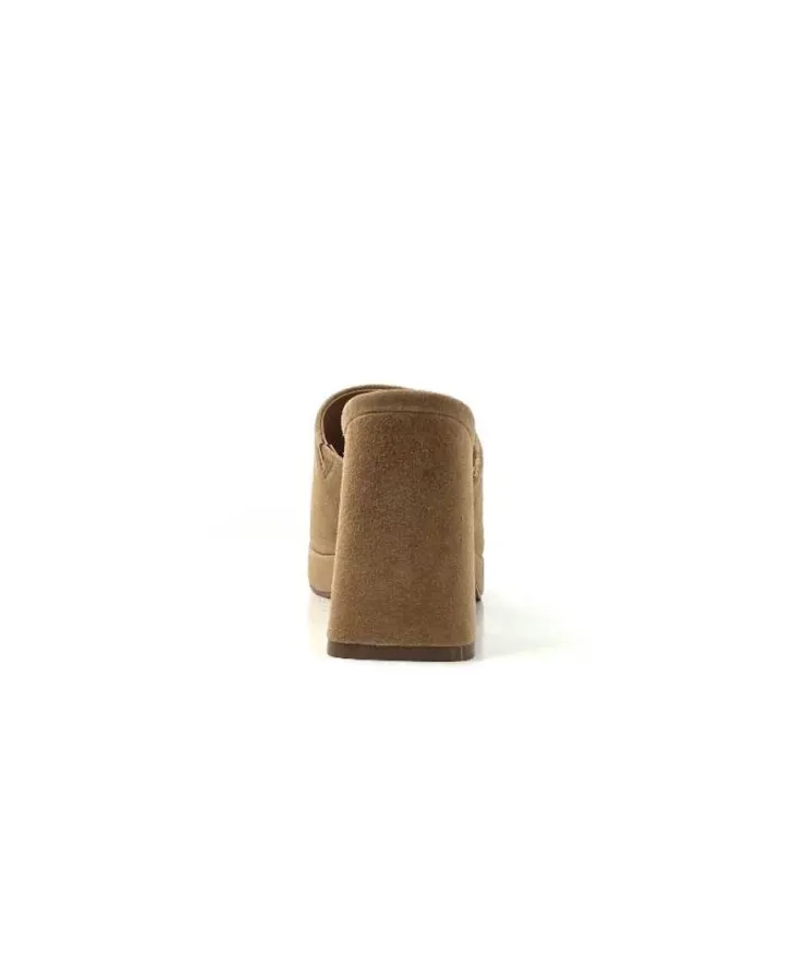 bibi lou 621 Daim Camel*Femme Mules