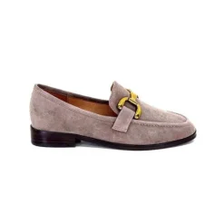 bibi lou 572 Daim Gris*Femme Mocassins