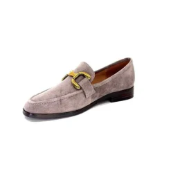 bibi lou 572 Daim Gris*Femme Mocassins