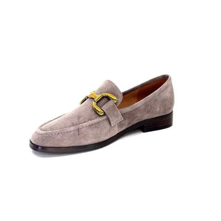 bibi lou 572 Daim Gris*Femme Mocassins