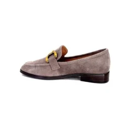 bibi lou 572 Daim Gris*Femme Mocassins