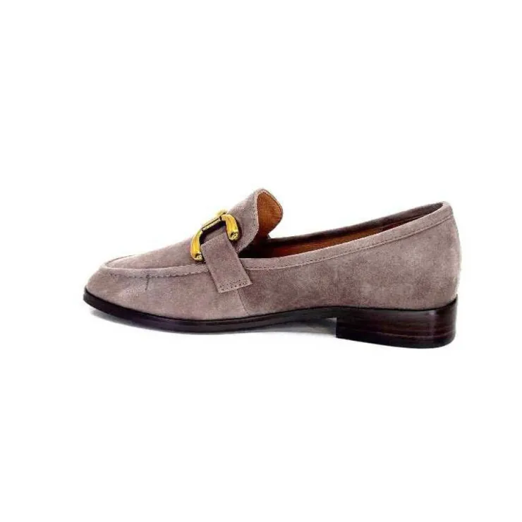 bibi lou 572 Daim Gris*Femme Mocassins