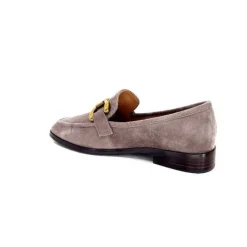 bibi lou 572 Daim Gris*Femme Mocassins