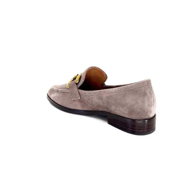 bibi lou 572 Daim Gris*Femme Mocassins