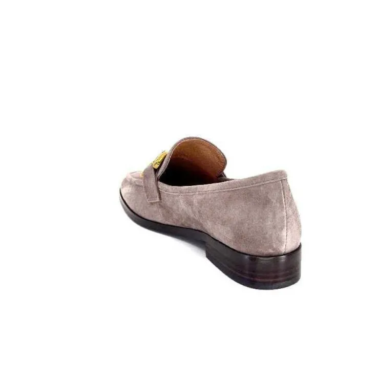 bibi lou 572 Daim Gris*Femme Mocassins