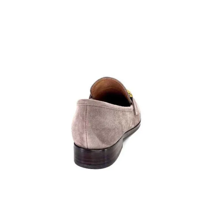 bibi lou 572 Daim Gris*Femme Mocassins