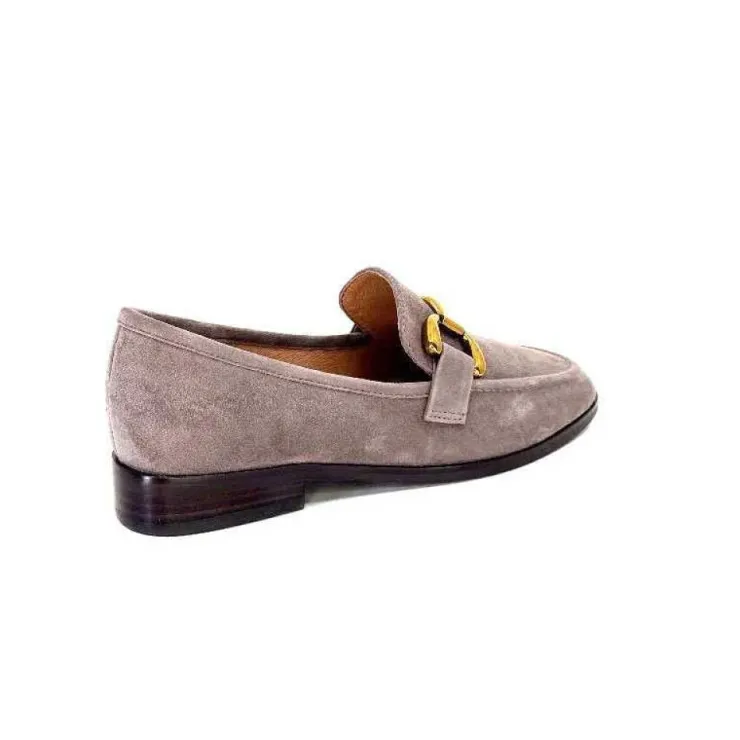 bibi lou 572 Daim Gris*Femme Mocassins