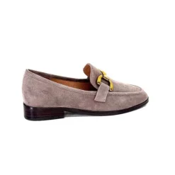bibi lou 572 Daim Gris*Femme Mocassins