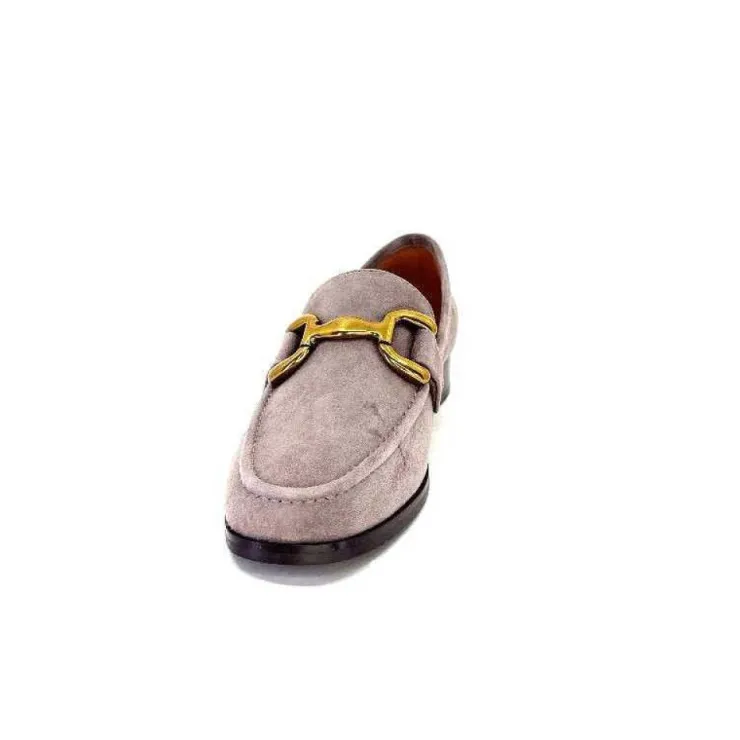 bibi lou 572 Daim Gris*Femme Mocassins