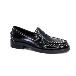 bibi lou 755 Z 16 Vk Cuir Noir*Femme Mocassins