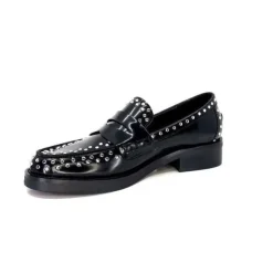 bibi lou 755 Z 16 Vk Cuir Noir*Femme Mocassins