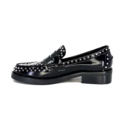 bibi lou 755 Z 16 Vk Cuir Noir*Femme Mocassins