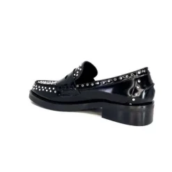 bibi lou 755 Z 16 Vk Cuir Noir*Femme Mocassins