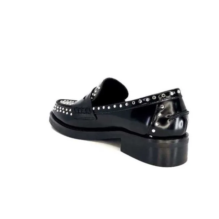 bibi lou 755 Z 16 Vk Cuir Noir*Femme Mocassins