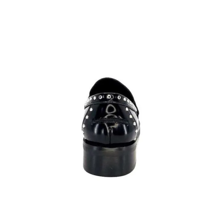 bibi lou 755 Z 16 Vk Cuir Noir*Femme Mocassins