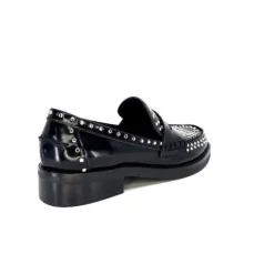 bibi lou 755 Z 16 Vk Cuir Noir*Femme Mocassins