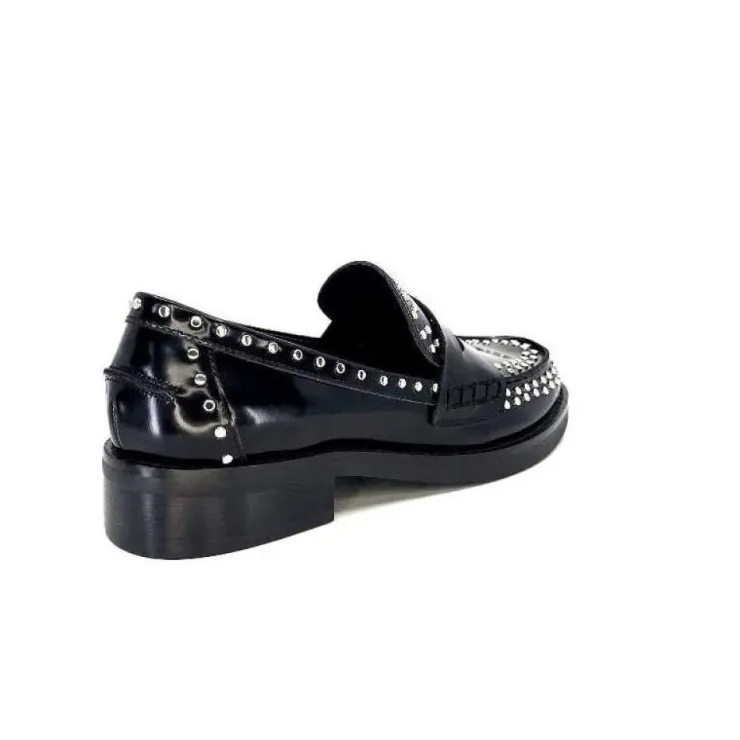 bibi lou 755 Z 16 Vk Cuir Noir*Femme Mocassins