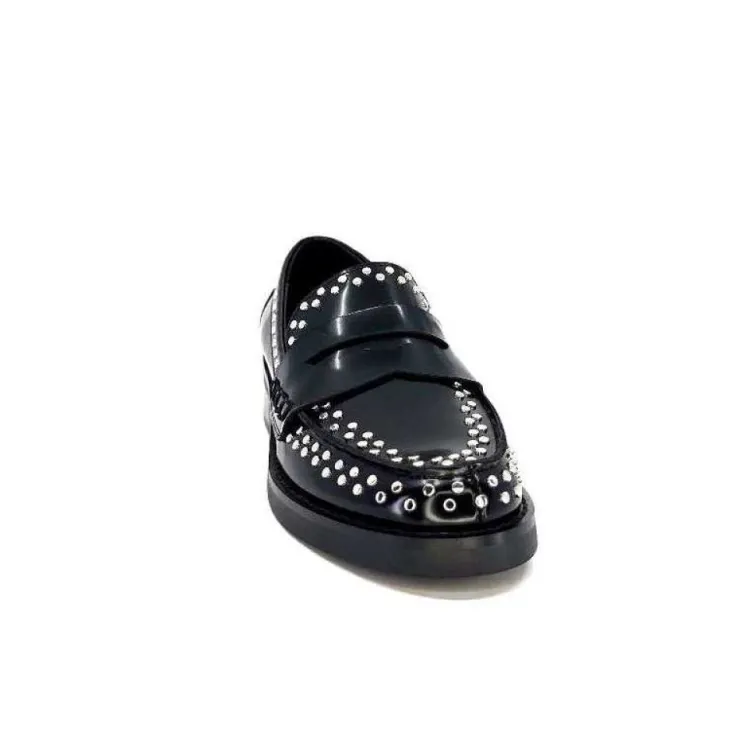 bibi lou 755 Z 16 Vk Cuir Noir*Femme Mocassins