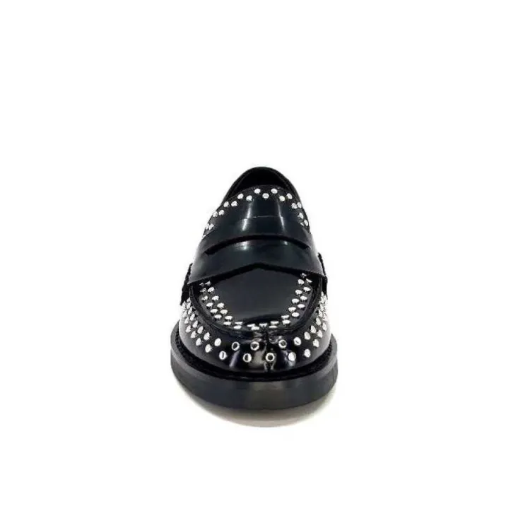 bibi lou 755 Z 16 Vk Cuir Noir*Femme Mocassins