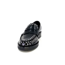 bibi lou 755 Z 16 Vk Cuir Noir*Femme Mocassins