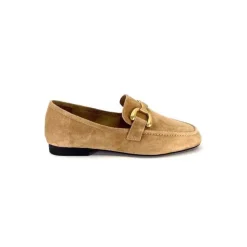 bibi lou 571Z30 Daim Camel*Femme Mocassins