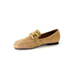 bibi lou 571Z30 Daim Camel*Femme Mocassins