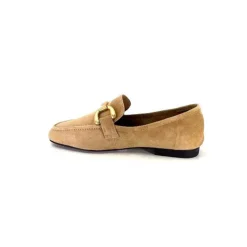 bibi lou 571Z30 Daim Camel*Femme Mocassins