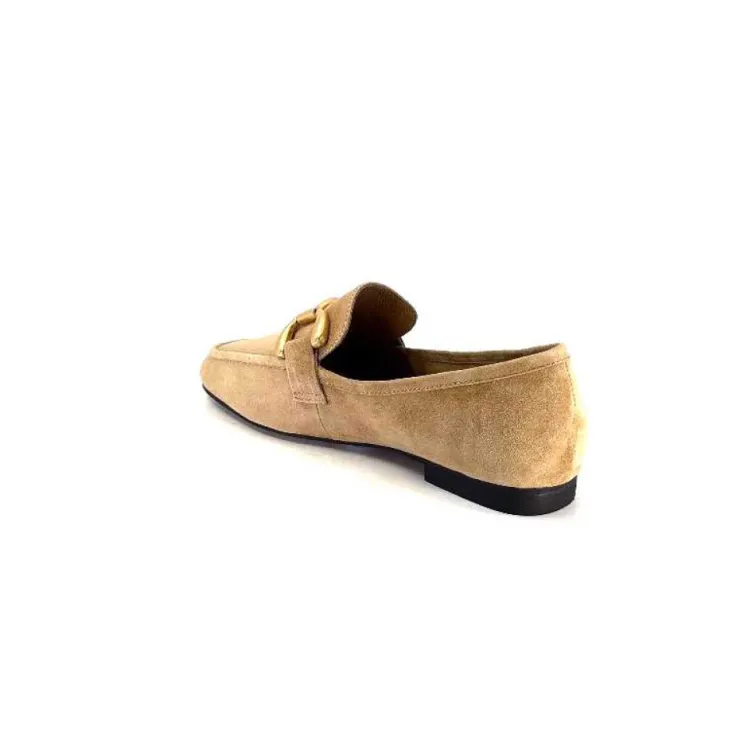 bibi lou 571Z30 Daim Camel*Femme Mocassins