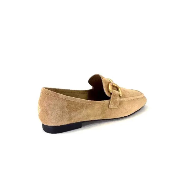 bibi lou 571Z30 Daim Camel*Femme Mocassins