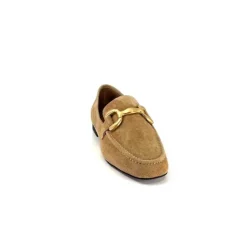 bibi lou 571Z30 Daim Camel*Femme Mocassins
