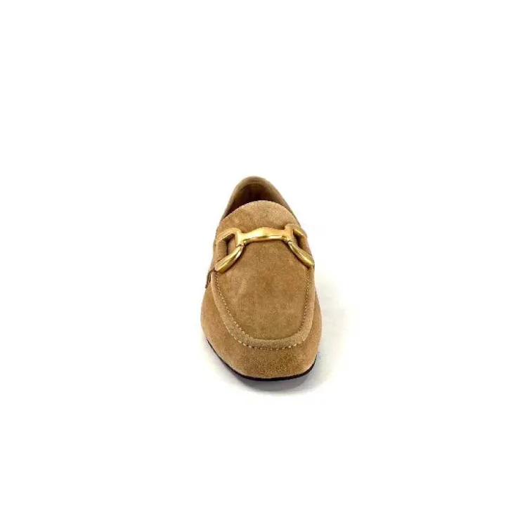 bibi lou 571Z30 Daim Camel*Femme Mocassins