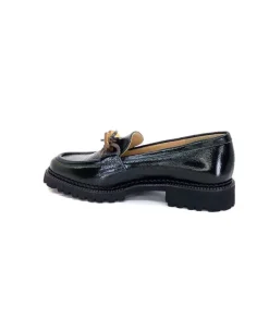Brunate 11771 Cuir Vernis Vert*Femme Mocassins