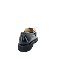 Brunate 11771 Cuir Vernis Vert*Femme Mocassins