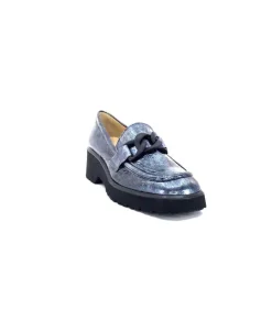 Brunate 32077 Turium Cuir Vernis Gris*Femme Mocassins