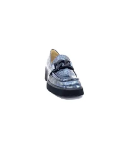 Brunate 32077 Turium Cuir Vernis Gris*Femme Mocassins