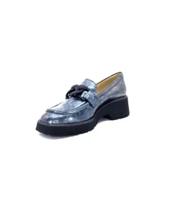 Brunate 32077 Turium Cuir Vernis Gris*Femme Mocassins