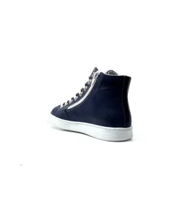 Chacal 6337 Cuir Bleu*Femme Baskets